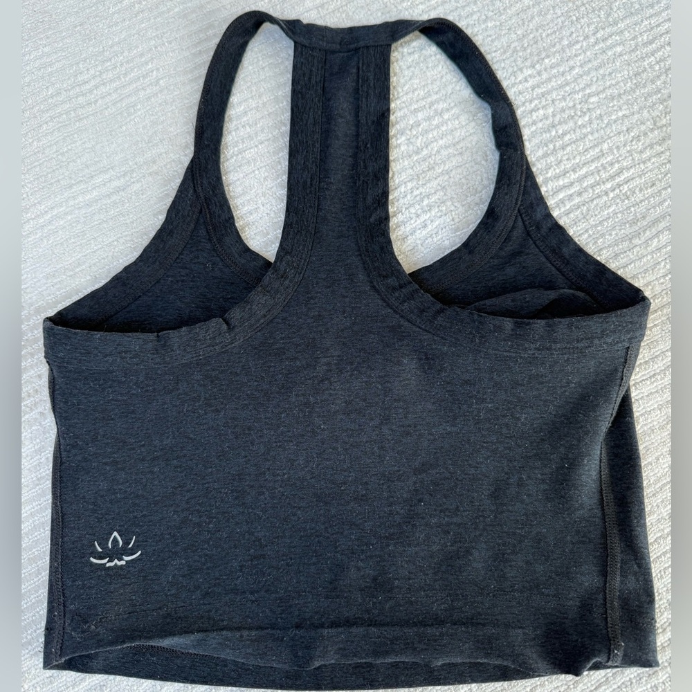 Beyond Yoga Spacedye On The Up Cropped Tank, Darkest Night Sz. S - Picture 5 of 5
